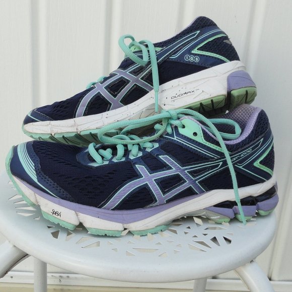 Asics Shoes Asics Duomax Ladies Size 7 Purplemint Sneakers Poshmark